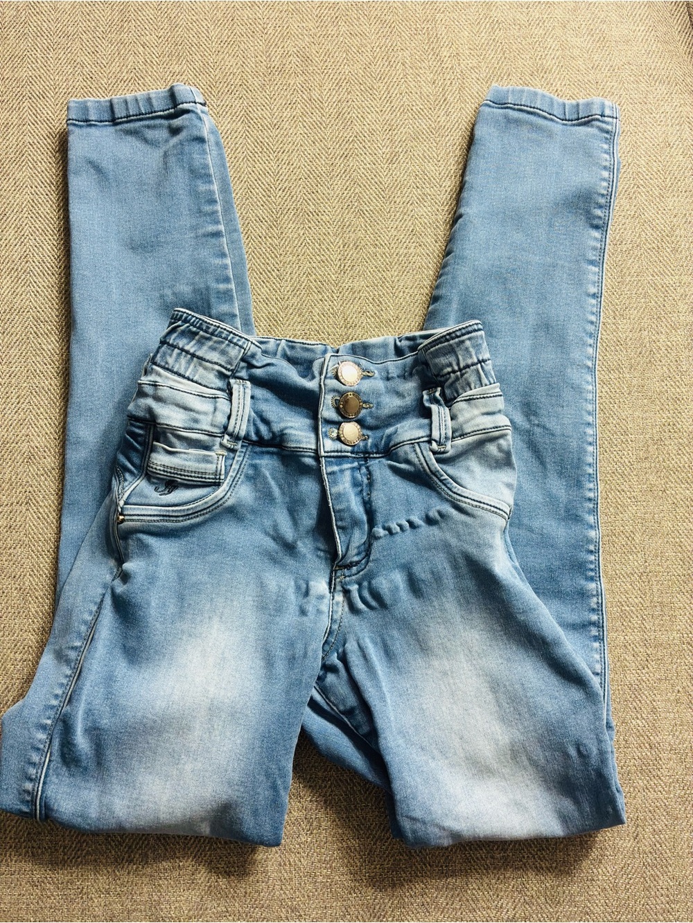 High-Waisted Skinny Blue Women’s Jeans